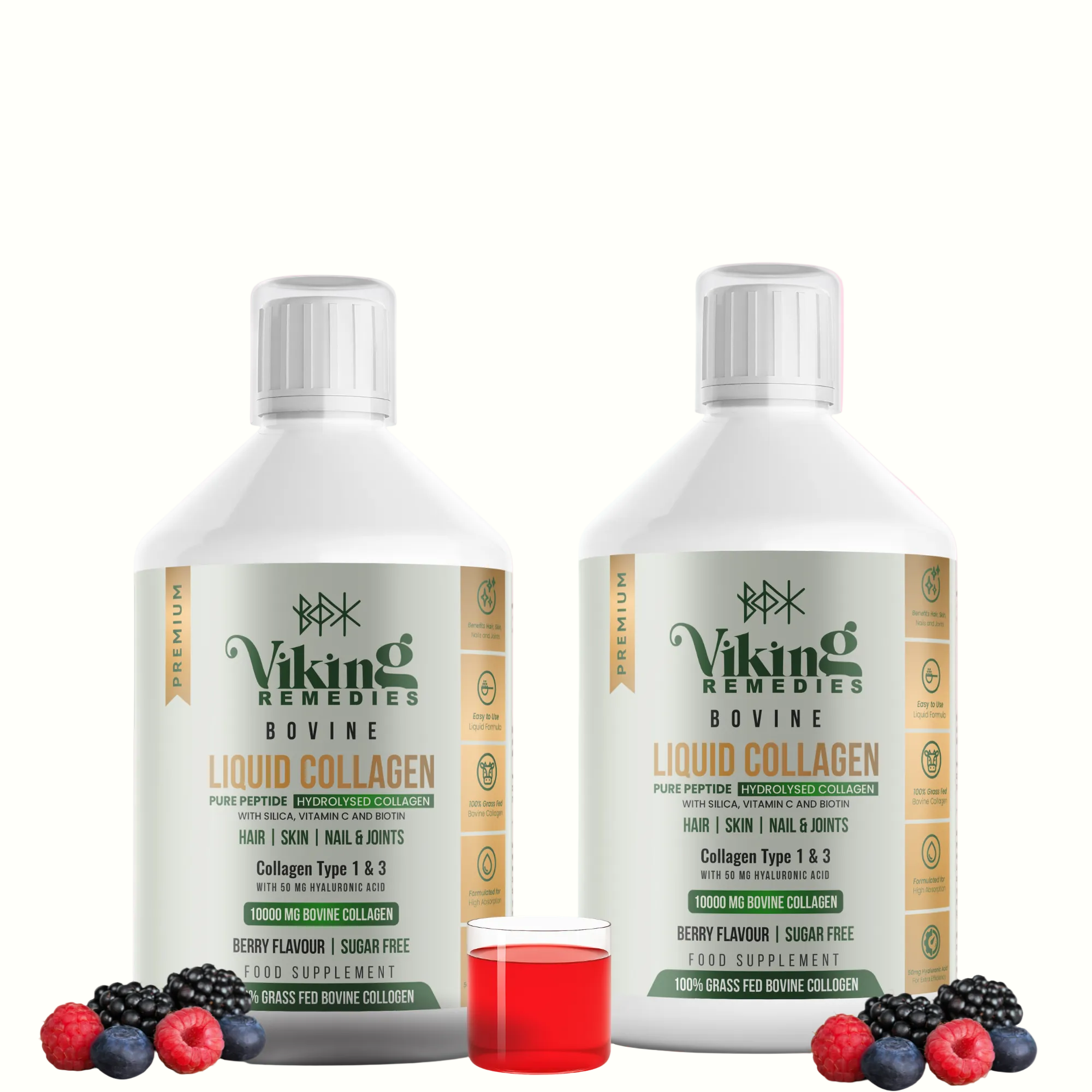 2 x 500 ml Bovine Collagen Liquid