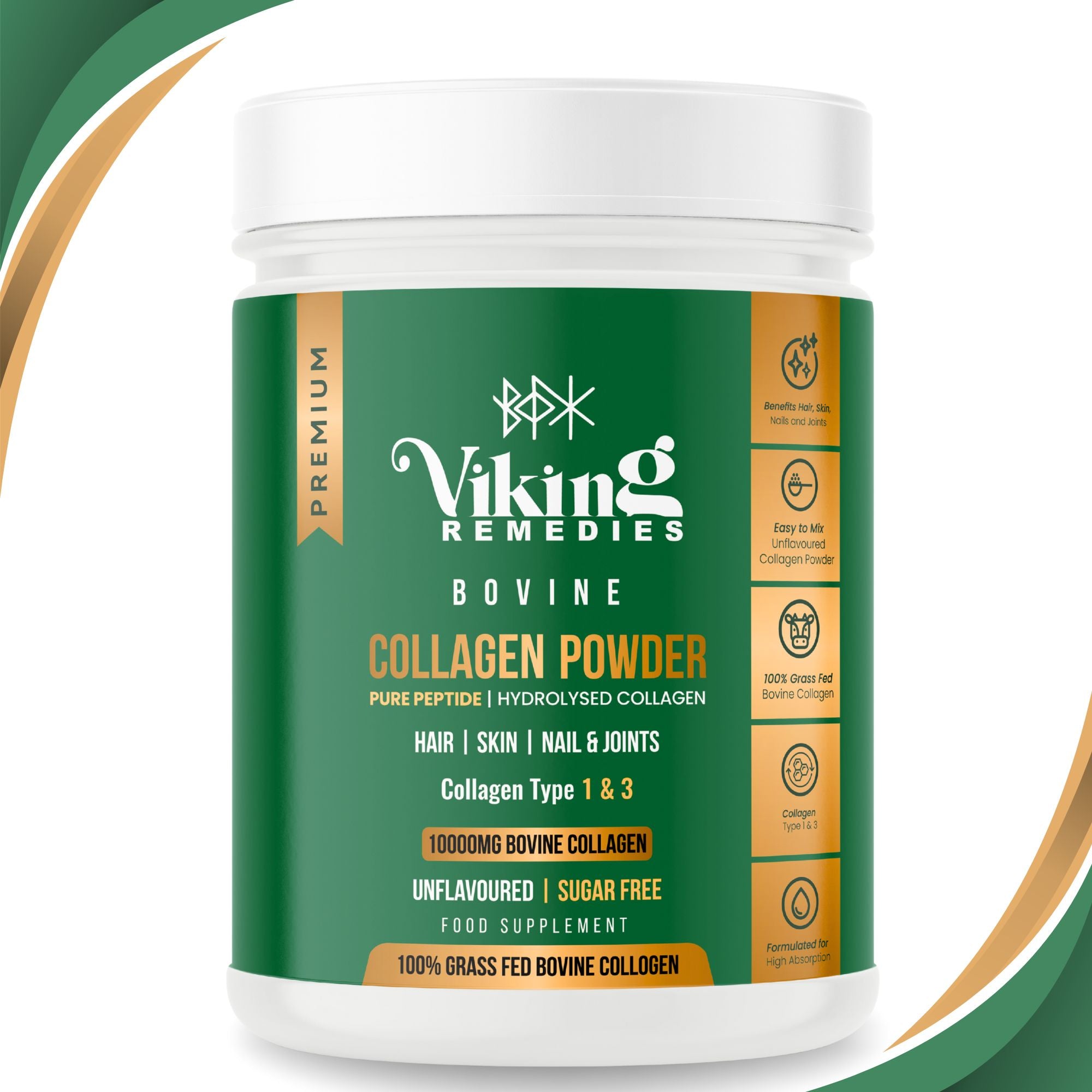 Bovine Collagen Powder – 30 Day Supply