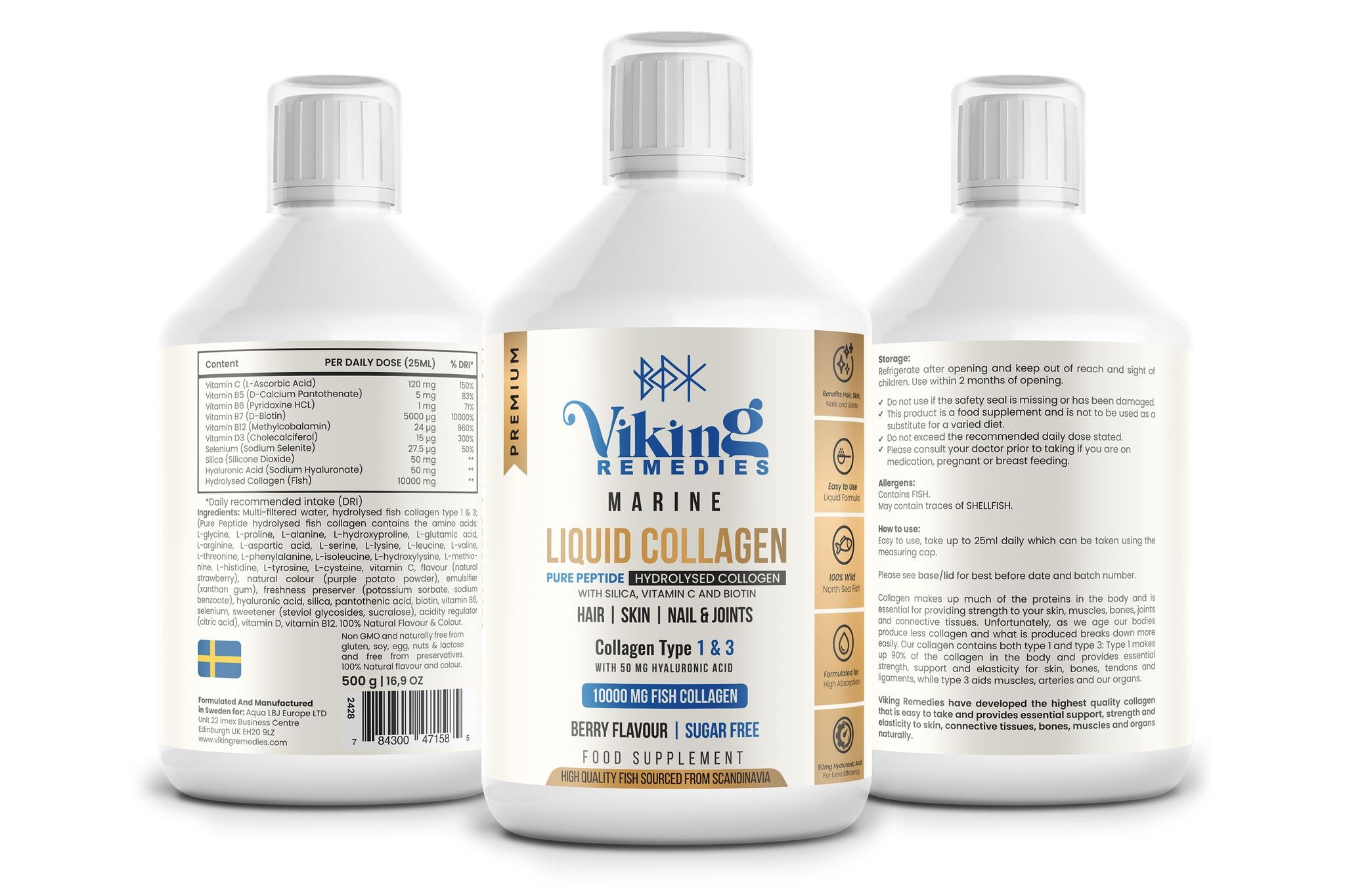 3 x Marine Collagen Liquid Bundle