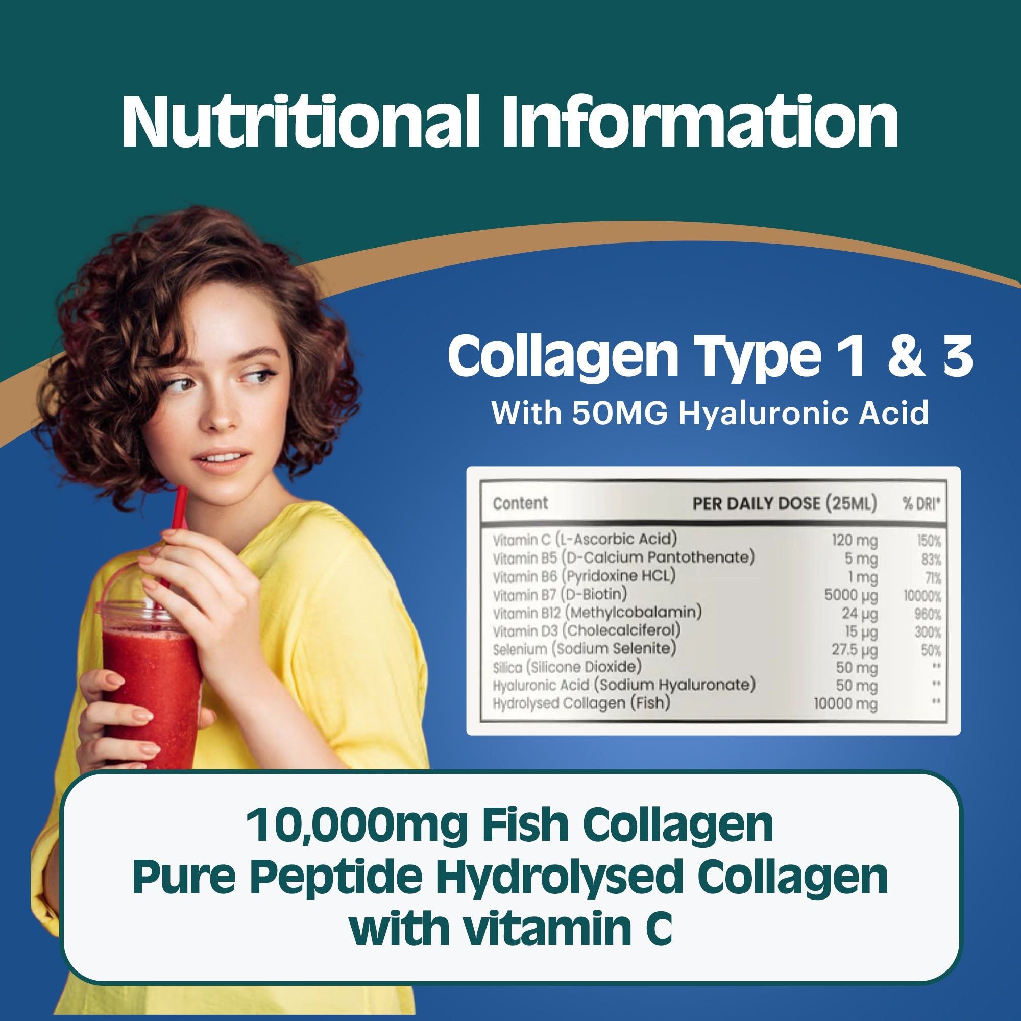 Marine Collagen Liquid supplement – 500ml bottle placed on bathroom shelf as part of a daily skincare and wellness routine.