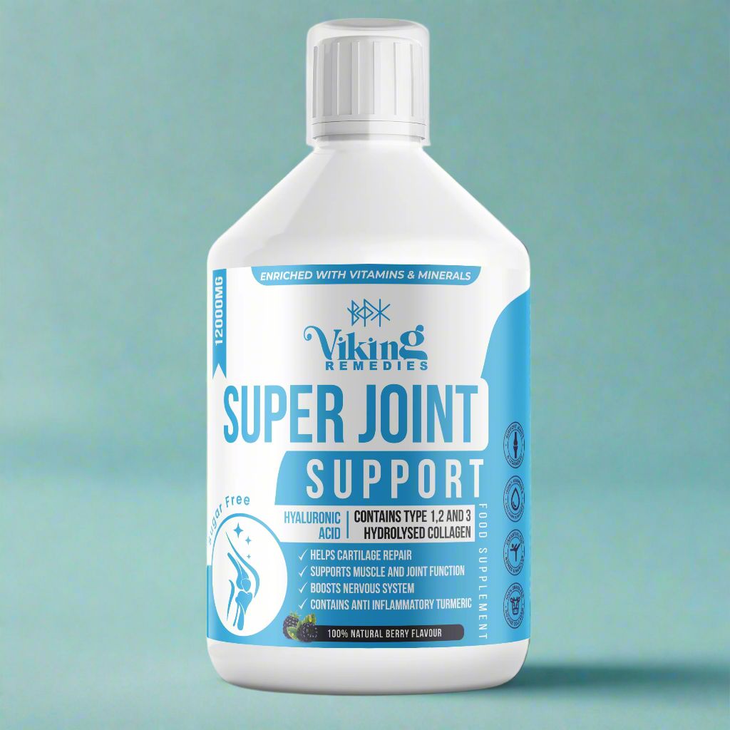 Super Joint Collagen with Turmeric and MSM – triple collagen types for healthy joints, strong bones, and improved flexibility.