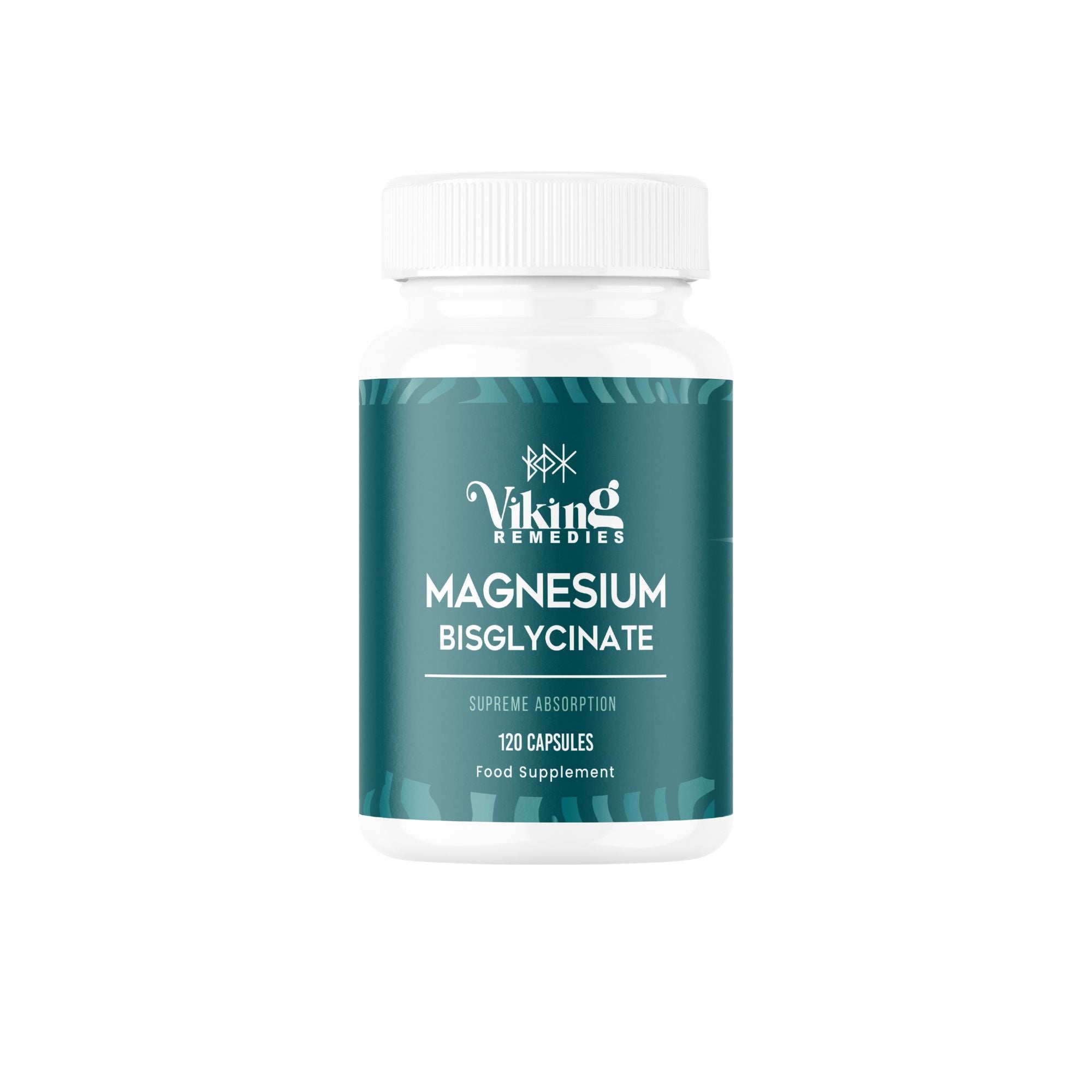 Bottle of Magnesium Bisglycinate supplement, known for superior absorption and digestive comfort.