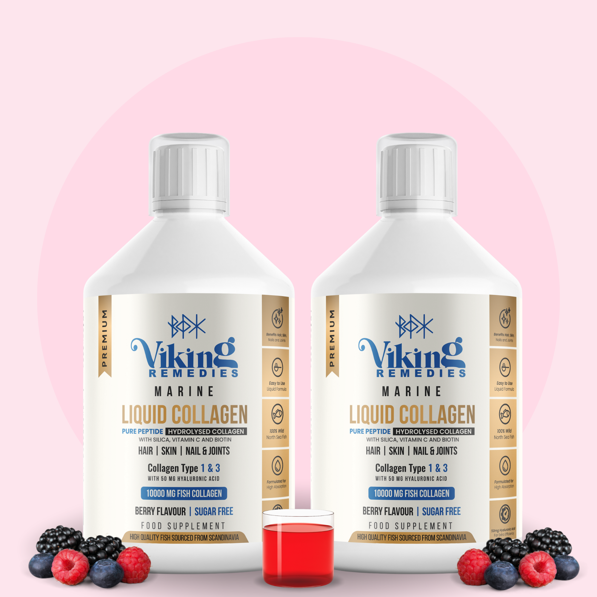 2 X 500ml Marine Collagen Liquid 500ml