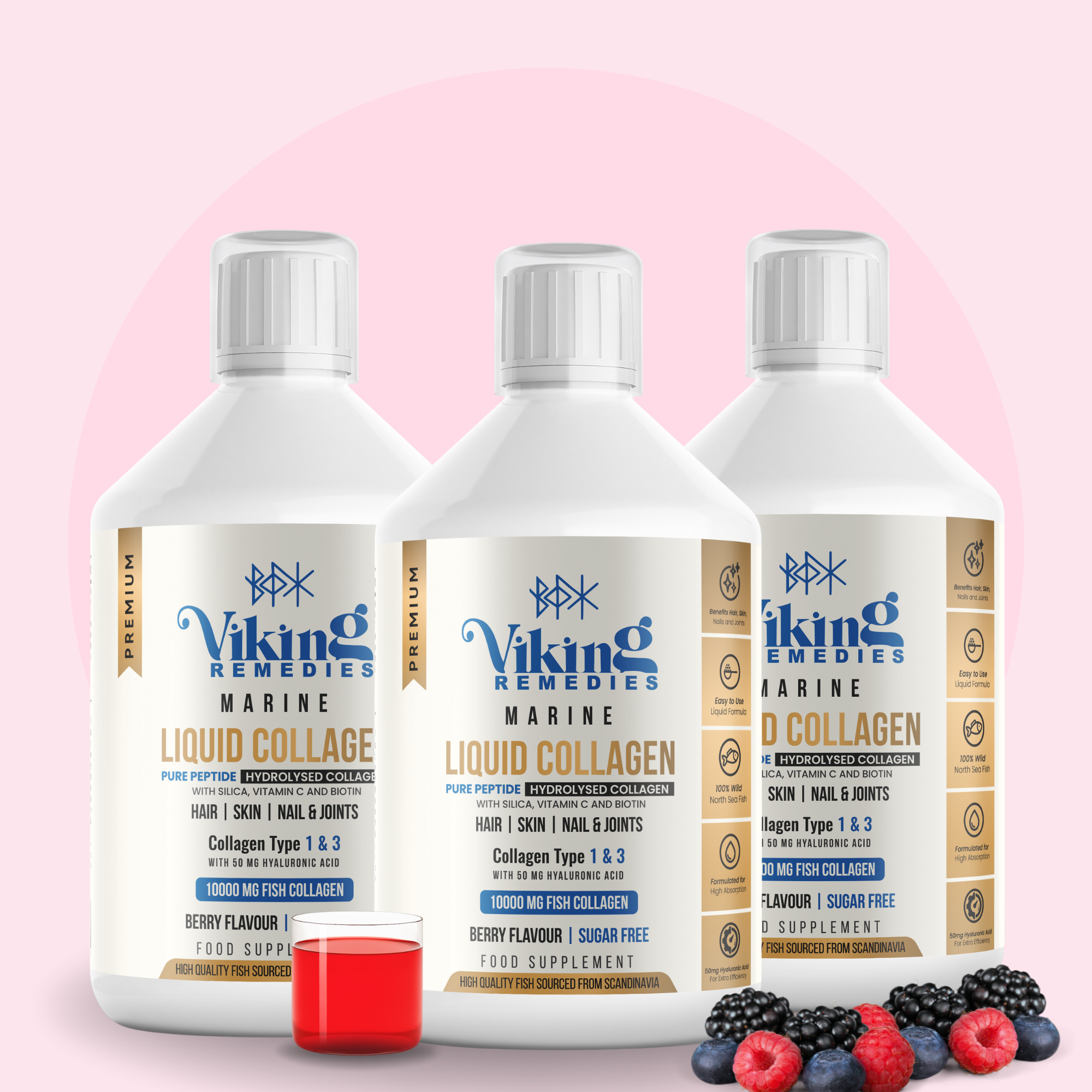 3 x Marine Collagen Liquid Bundle