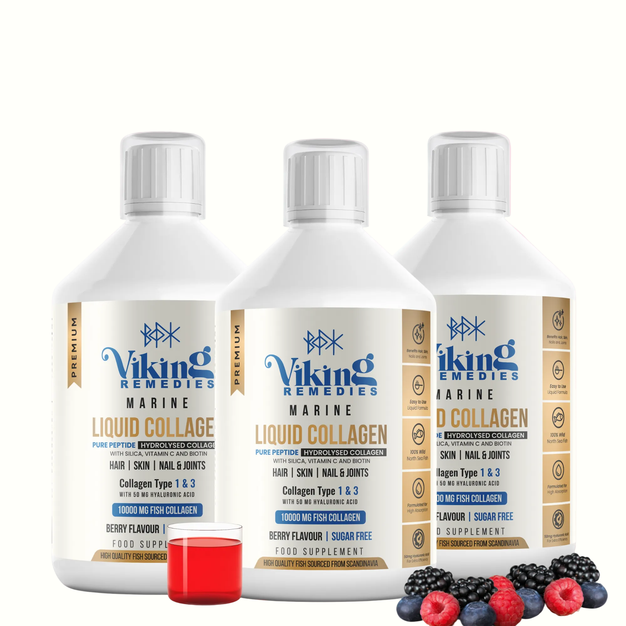 3 x Marine Collagen Liquid Bundle