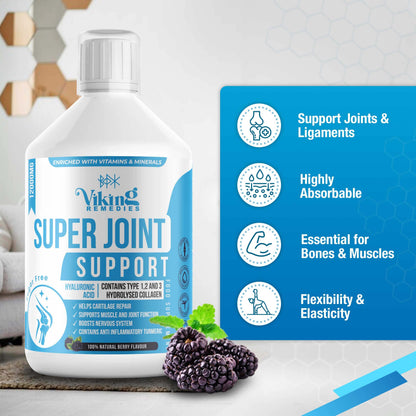 Premium Super Joint Collagen supplement – Type 1, 2 & 3 with Turmeric and MSM for cartilage repair, joint support, and active lifestyle mobility.