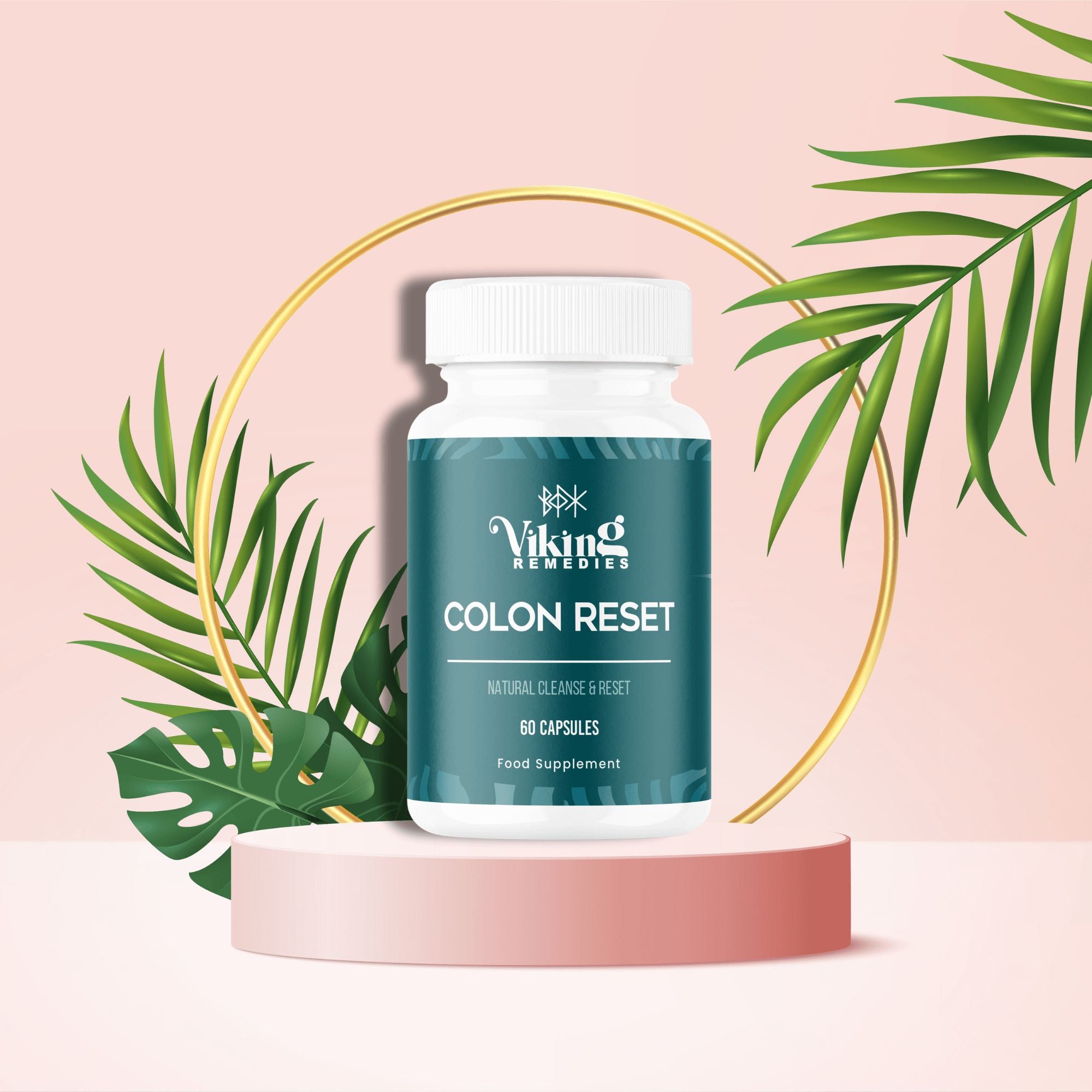Viking Remedies Colon Reset – natural digestive support supplement in premium packaging, formulated for colon health, detox, and overall digestive comfort.