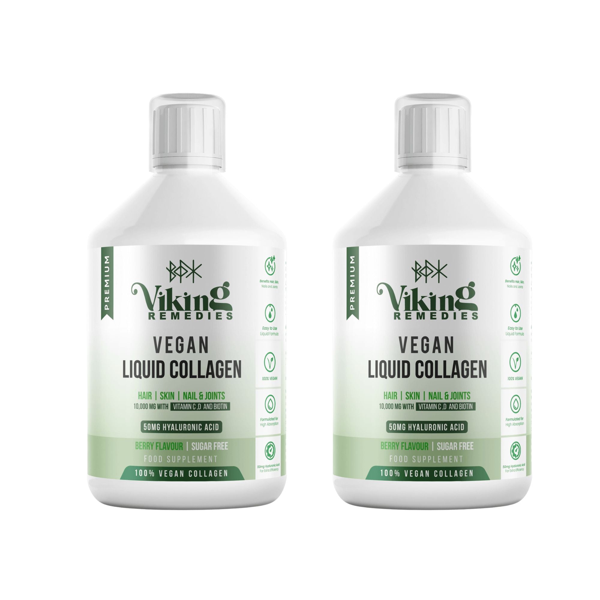 2 x 500ml  Vegan Collagen Liquid