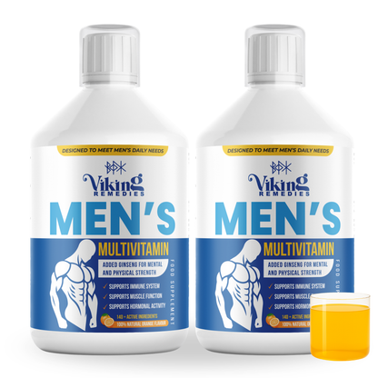2 x Men's Multivitamin Liquid 66 Day Supply