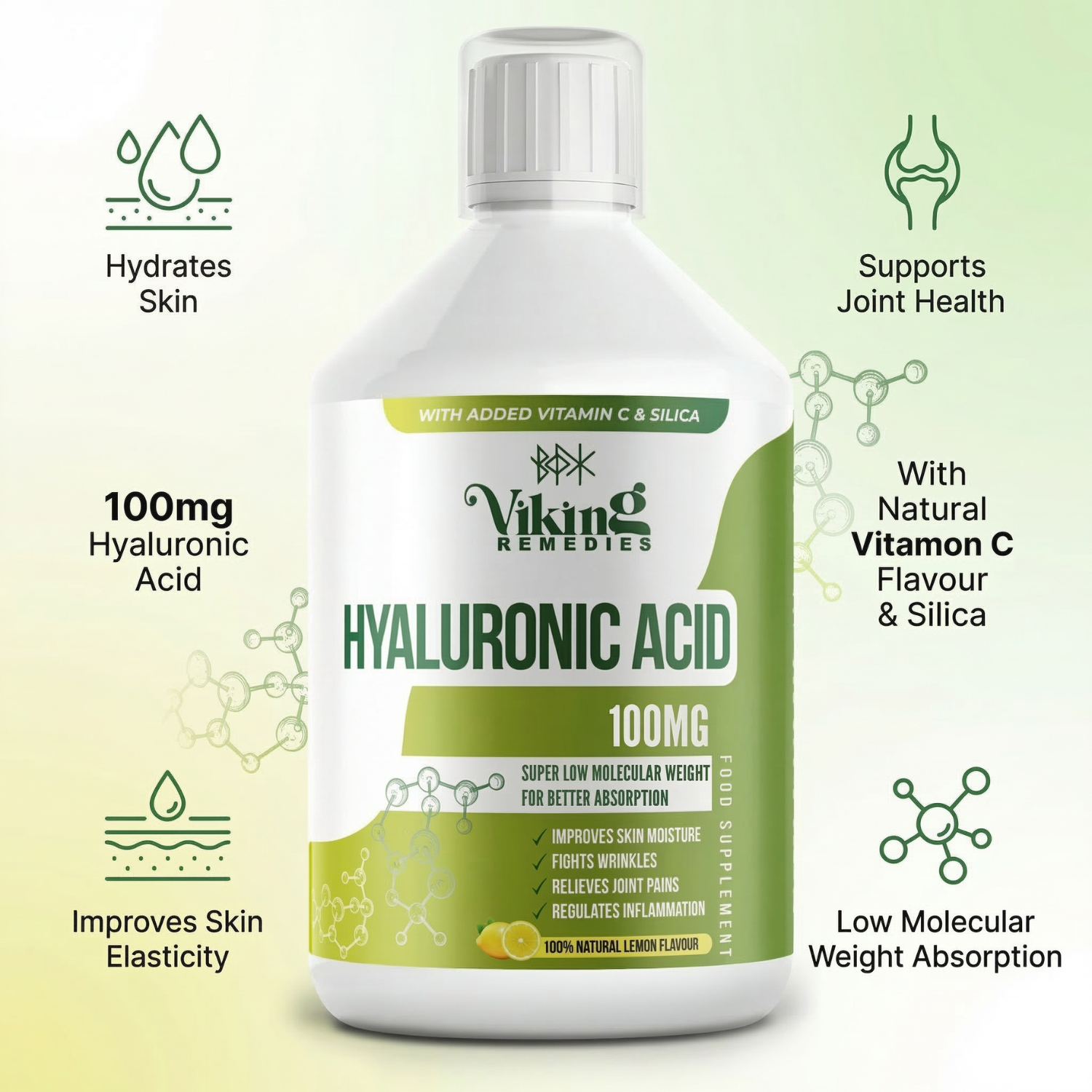 Hyaluronic Acid 100mg 500ml